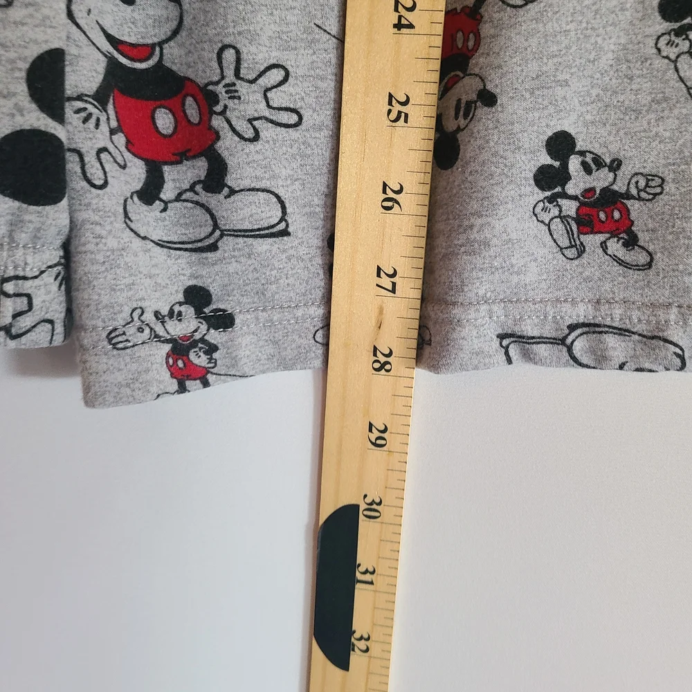 Disney Mickey Mouse Womens Lounge Pajamas - Gray and Red Size Xl - Picture 8 of 13